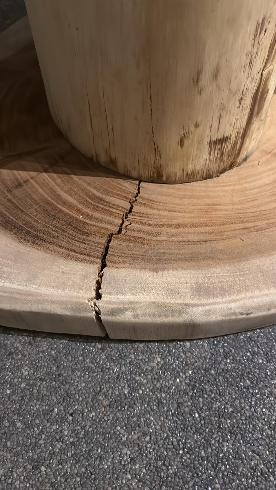 barst in hout